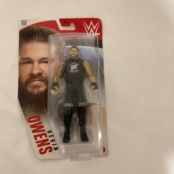 WWE Kevin Owens Action Figure (Series 111), COLLECTIBLE MATTEL WRESTLING FIGURE. - Picture 1 of 5